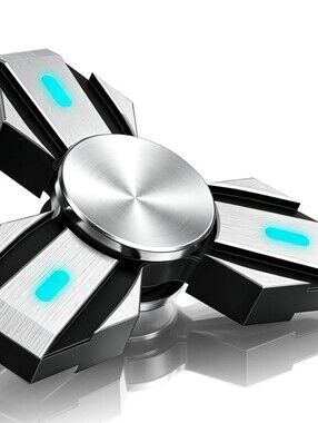 ATESSON Light Up Metal Fidget Spinner